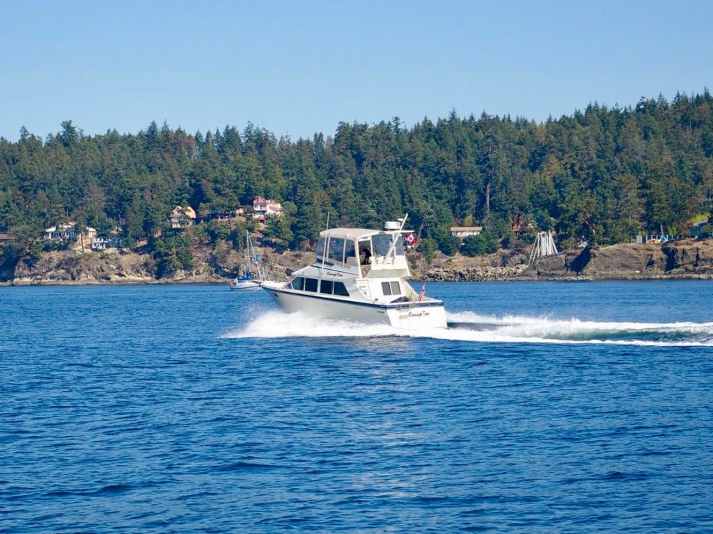 "Enough Time", a 1988 Tollycraft 30 Sport Cruiser